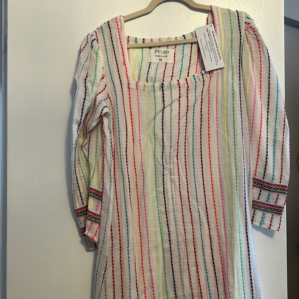 PITUSA 80s Puff Sleeve Mini Dress